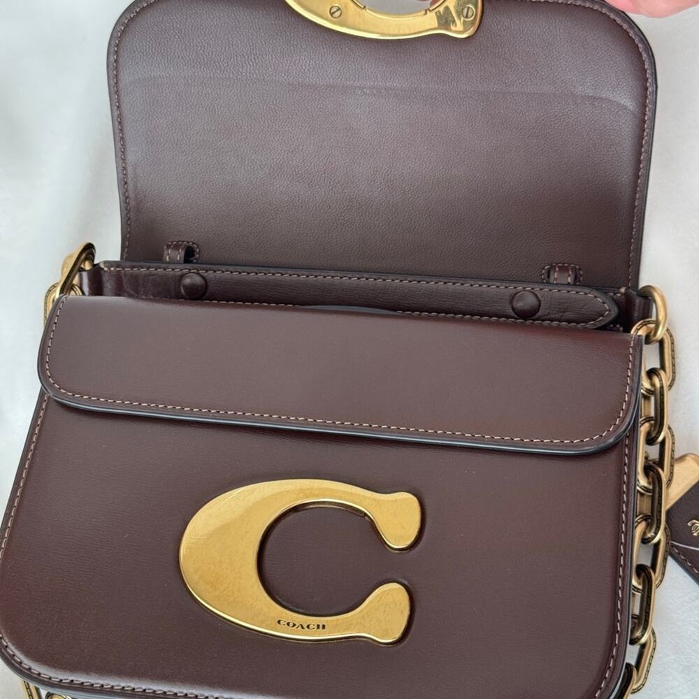 Coach Idol Shoulder Bag In Maple Oversea Exclusive CM157 - Picture 9 of 15